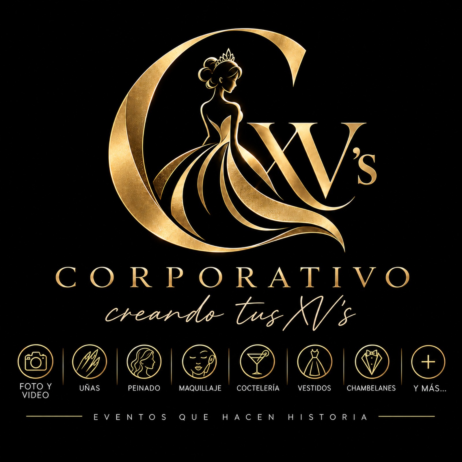 Imagotipo de Corporativo creando tus XV’s